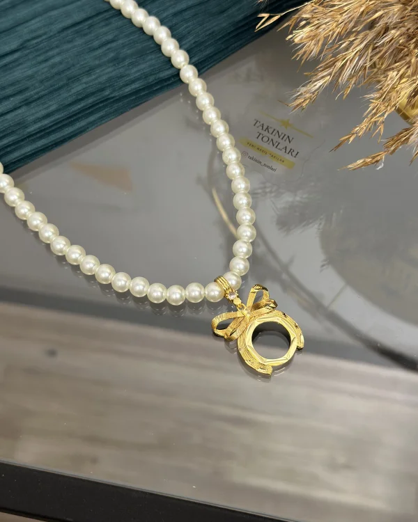 Çeyreklik Taşsız Fiyonk Kolye (50 cm)