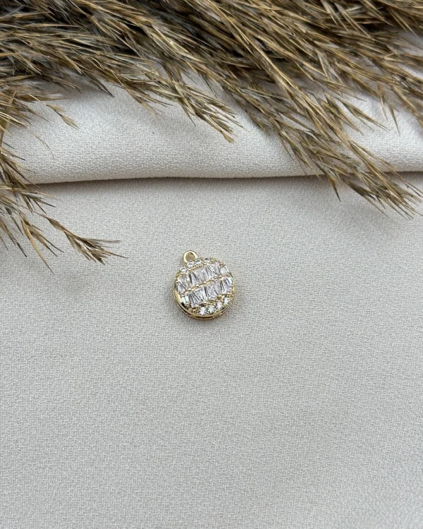 Baget Taşlı Kolye Ucu