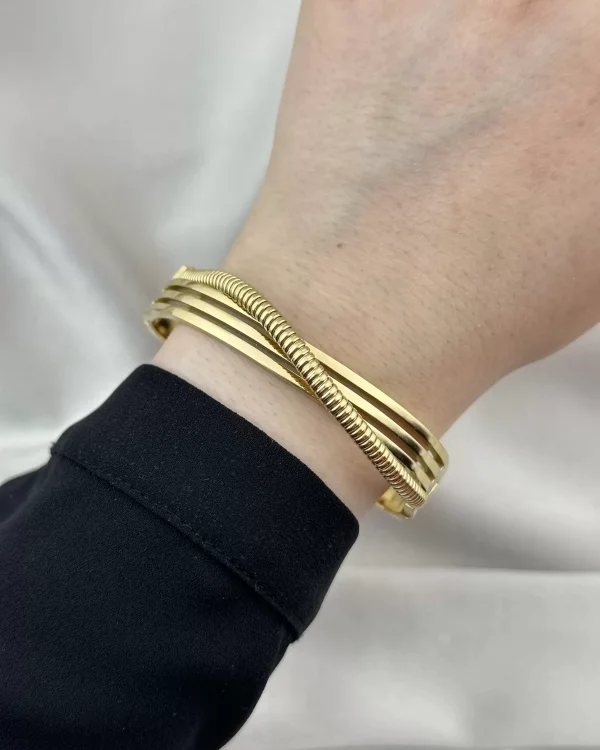 Çapraz Ezme Zincir Geçişli Geniş Kelepçe