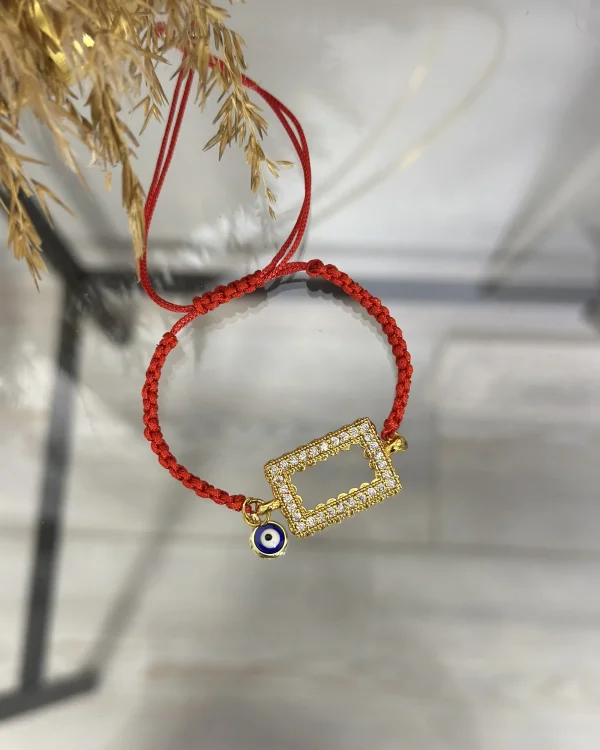 Gram Altınlık Kırmızı İpli Çocuk Bilekliği (12-13 cm)