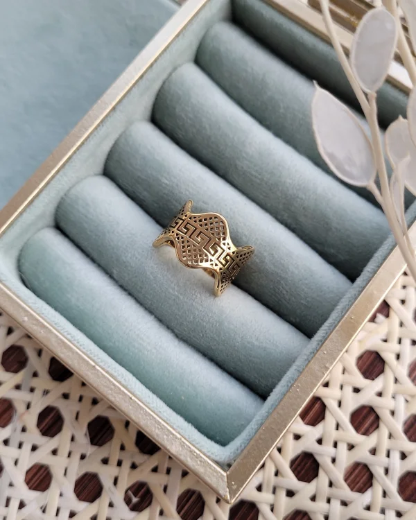 İşli Dalgalı Yüzük