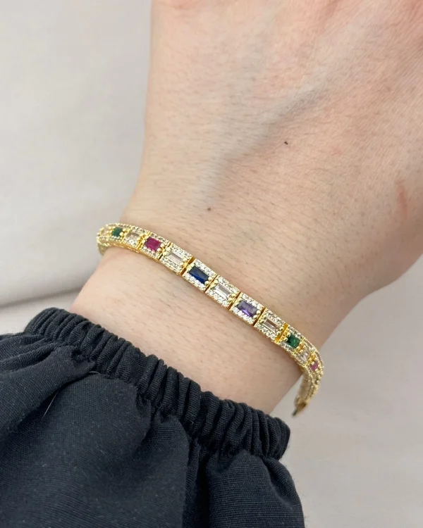 Renkli Baget Suyolu Vip Bileklik