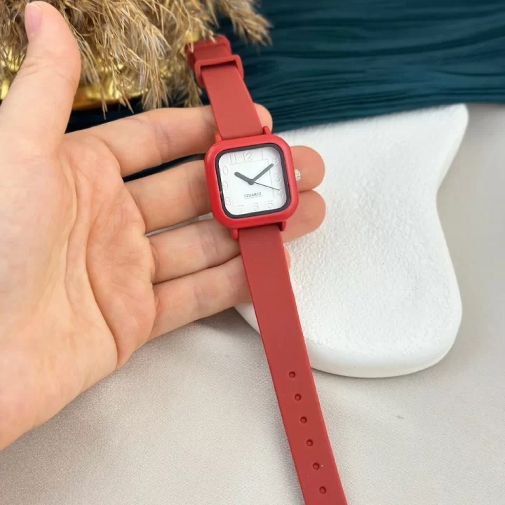 Anime Bordo Silikon Saat