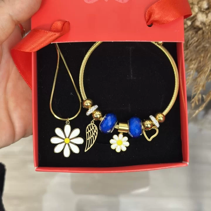 Çocuk Papatyalı Kombin