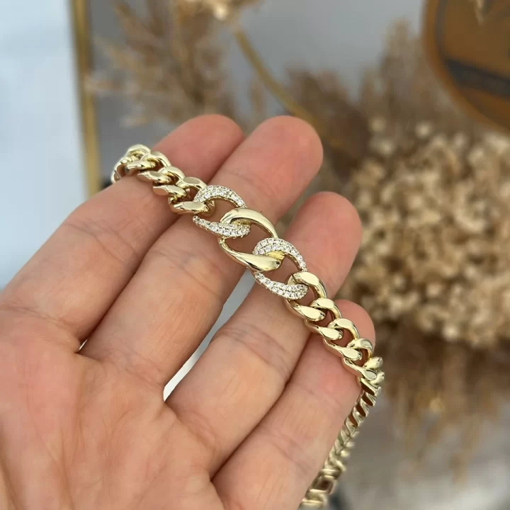Taşlı Gurmet Detaylı XP Bileklik