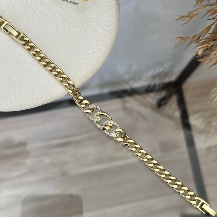 Taşlı Gurmet Detaylı XP Bileklik