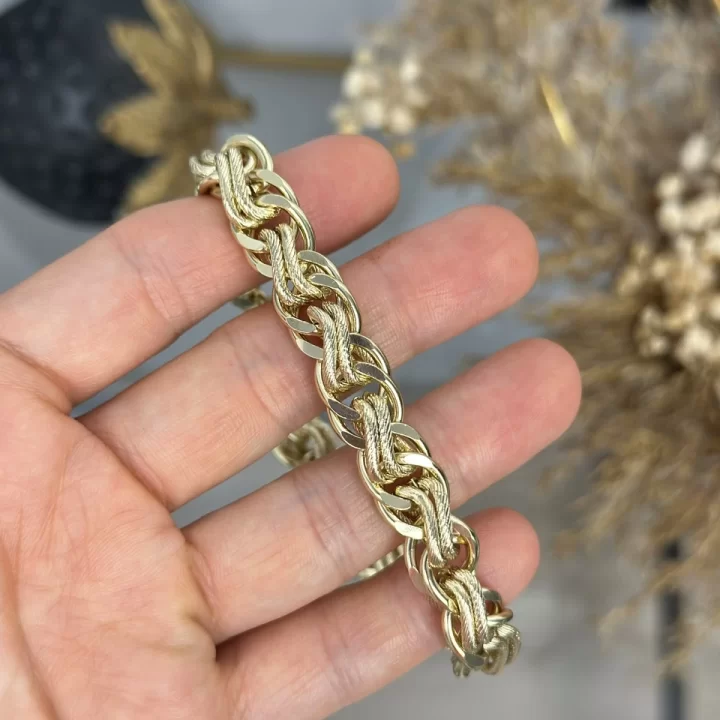 Geniş Sarmal Model XP Bileklik (21.5+3 cm)