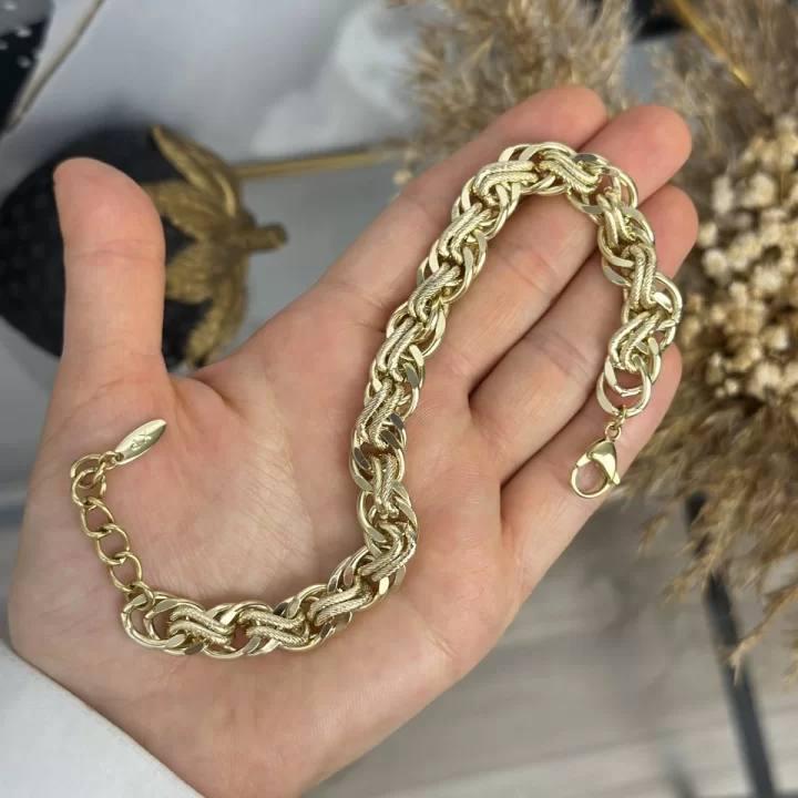 Geniş Sarmal Model XP Bileklik (21.5+3 cm)