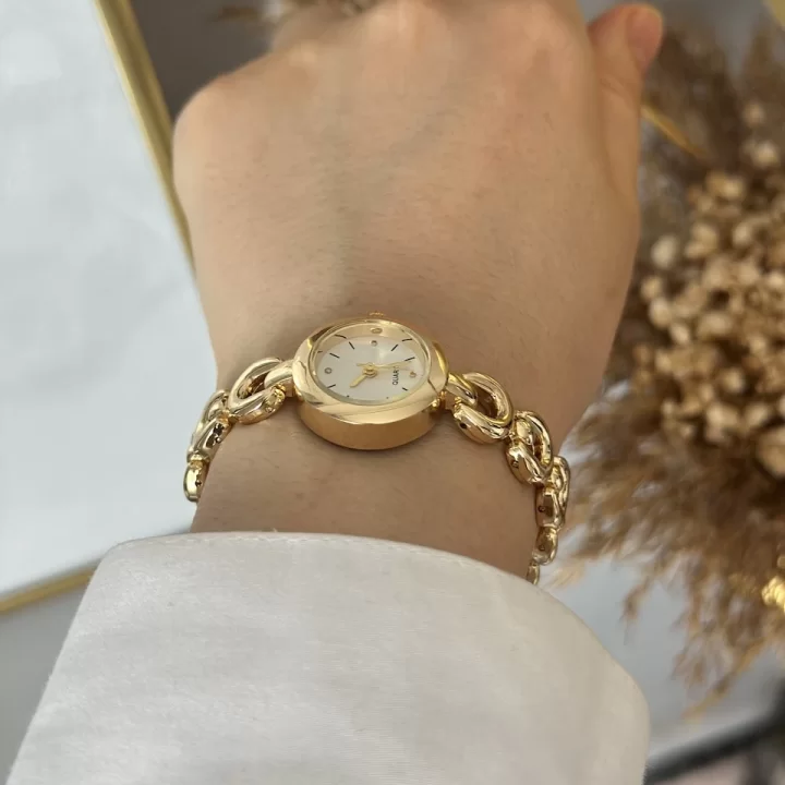 Halka Zincir Model Yuvarlak Saat