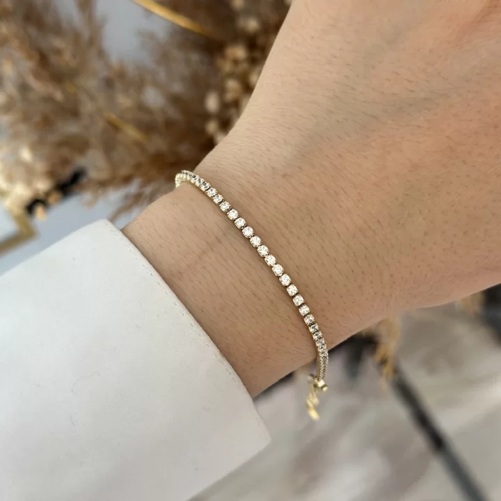 Gold Zarif Suyolu XP Bileklik (17+2 cm)