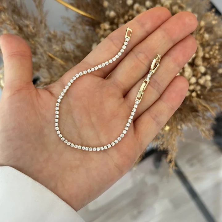 Gold Zarif Suyolu XP Bileklik (17+2 cm)