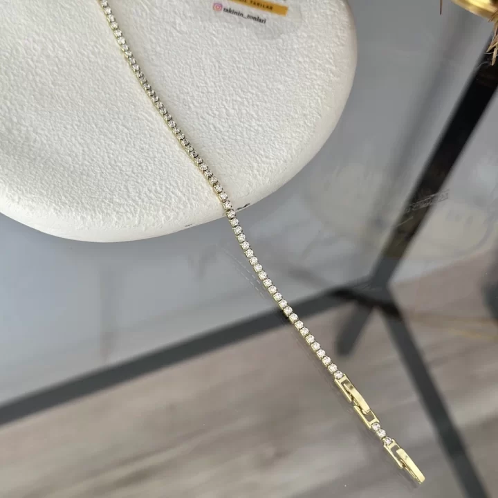 Gold Zarif Suyolu XP Bileklik (17+2 cm)