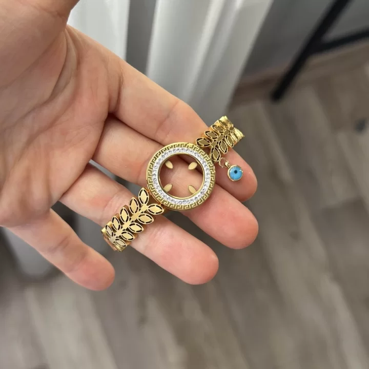 Çelik Başak Model Çeyreklik Kelepçe (5*6 cm)