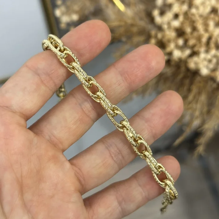 XP Gold Geçişli Zincir Bileklik