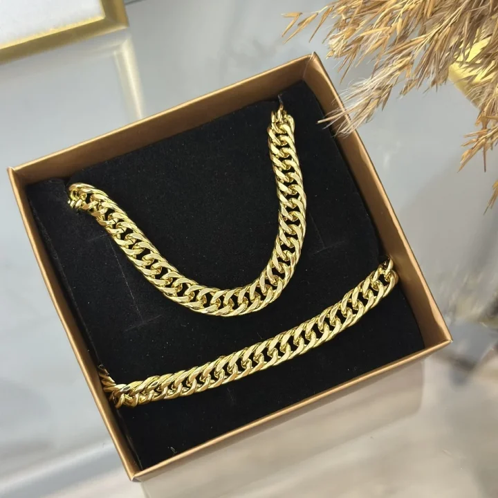 XP Gold Basic Kolye-Bileklik Kombini
