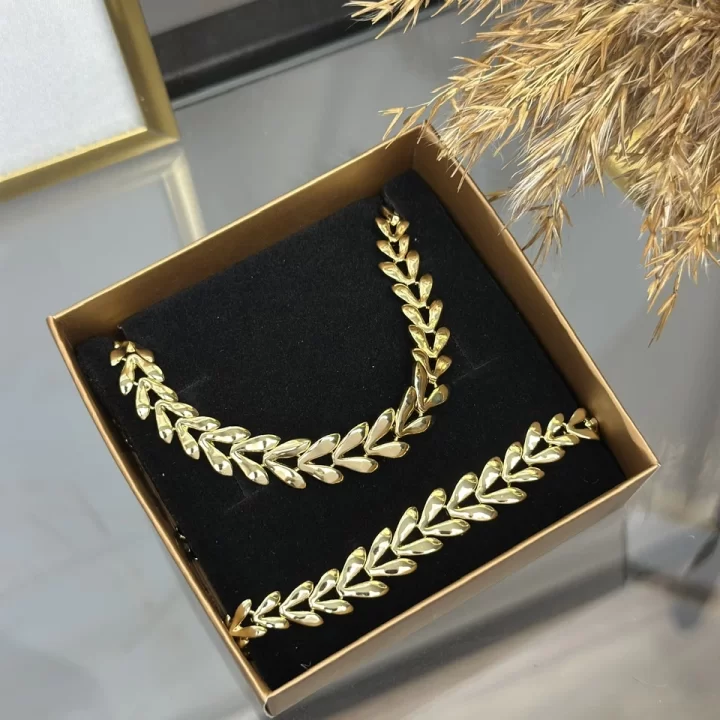 XP Gold Başak Model Kolye-Bileklik Kombini