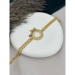 22 Ayar Çeyrekllik Dorikalı Lale Bileklik