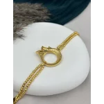 22 Ayar Çeyrekllik Dorikalı Lale Bileklik