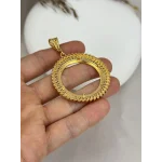 22 Ayar Tam Altın Buğday Kolye Ucu