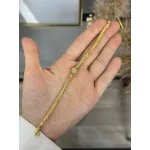 22 ayar Taşlı Dorika Bileklik