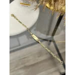 XP Gold Renk Çocuk Künyesi (15.4+2 cm uzatma )