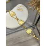 22 Ayar Üçlü Çeyrekli Arpa Bileklik (19+5 cm uzatma)