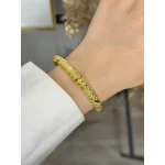 22 Ayar Hint İşi Kelepçe Bilezik (İç Çapı 6.2 cm)