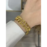 22 Ayar Altın Kaplama Kalem İşi Samanyolu Bileklik