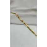 Dikdörtgen Geçişli Zincirli Bileklik