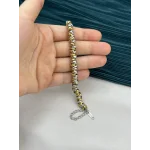 Çift Renk Halka Dizili Trend Bileklik