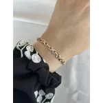 Taşlı Sonsuzluk VIP Bileklik (Bakır Renk)