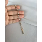 Taşlı Sonsuzluk VIP Bileklik (Bakır Renk)