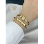 Arpa-Harf Bileklik Kombini