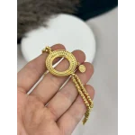 22 Ayar Çeyreklik Taşlı Dorika Bileklik