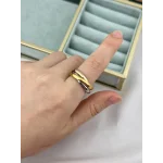 Üç Renk Geçişli Çelik Yüzük