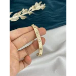 İthal Seri Bakır Tonda Taşlı Tasarım Kelepçe