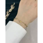 Zarif Nazarlı Kalpli Bileklik