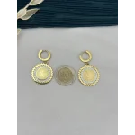 Taşlı Çeyrek Küpe