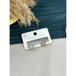 Renkli Kelebekli Çelik Çocuk Küpesi