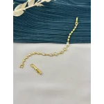 14K Asimetrik Taşlı Zarif XP Suyolu Vip Bileklik (17+2 cm)