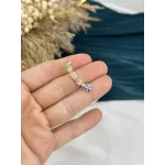 Kıkırdaklı Tek Delikle 5’li Görünüm Renkli XP Küpe