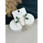 Renkli Taşlı Sarkıt Kelebek XP Küpe
