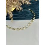Zarif Oval Geçişli Taşlı XP Bileklik (17+2 cm)