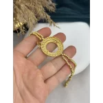 22 Ayar Çeyreklik Arpa Model Dorikalı Bileklik
