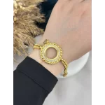 22 Ayar Çeyreklik Arpa Model Dorikalı Bileklik