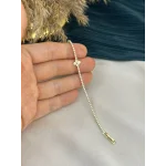 Gold Marka Detaylı Suyolu Bileklik (17 cm)