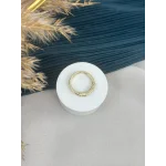 Zarif Lacivert Taşlı Serçe Oarmak Yüzüğü (Ayarlanabilir)