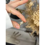 Taşlı Düğüm Model İthal Yüzük (Alttan Ayarlı)