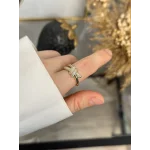 Taşlı Düğüm Model İthal Yüzük (Alttan Ayarlı)