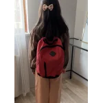 Canlı Kırmızı Orta Boy Sırt Çantası